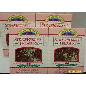 StrawBerried Treasure Fruit Dip   4 Boxes  Grocery 