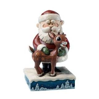   Rudolph & Santa & Elf/Sleigh Musical 6 IN 