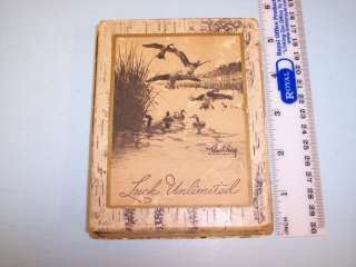 BN526 Rare 1944 Artist Signed Richard Bishop Waterfowl  