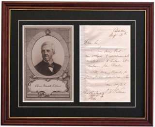 Oliver Wendell Holmes Signature Autograph Signed Letter  