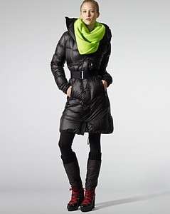   Lauren Sleeve Down Long Puffer Coat Belted Ski Parka Jacket S $598
