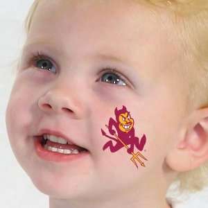   State Sun Devils 4 Pack Waterless Temporary Tattoos: Home & Kitchen