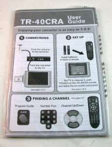 Dish Network Digital to Analog TV Converter TR 40 CRA New in Box 