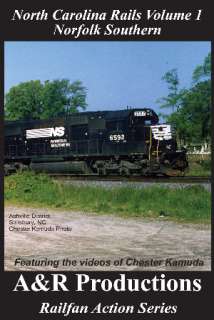 North Carolina Rails, Norfolk Southern   Railroad DVD  