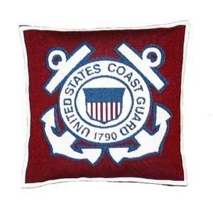  Coast Guard Tapestry Pillow: Home & Kitchen