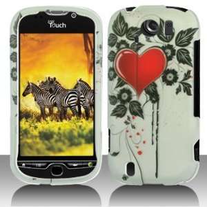 HTC myTouch 4G SLIDE Plastic Rubberized Design Sacred Heart Case Cover 