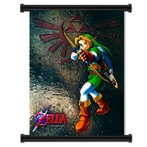  Legend of Zelda: Ocarina of Time Game Fabric Wall Scroll 