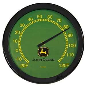  John Deere Round Green Shop Thermometer   LP38162: Home 