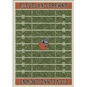   Milliken Cleveland Browns 7 8 x 10 9 green Area Rug