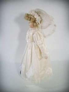 Dandee International Porcelain Bride Doll 13  