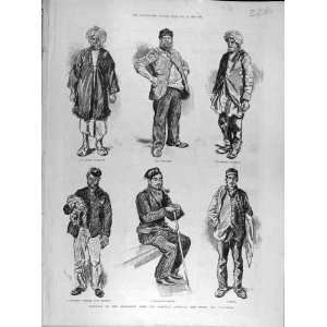  1890 Sketches Asiatic African Islanders StrangerS Home 