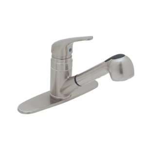   Satin Nickel 8 Pull Out Kitchen Faucet 8910