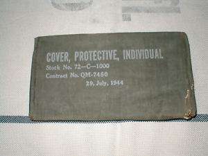 WW2 GAS COVER, PROTECTIVE, INDIVIDUAL   1944 d.  