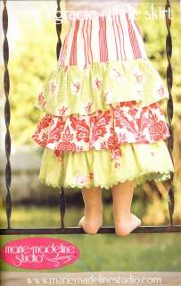 Marie Madeline Girls Gracie Ruffle Skirt Pattern Sz2 16  