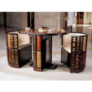   Classic Nettlestone Library Ensemble Table And Seat