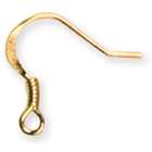 WMU Bits & Pieces Fish Hook Earrings 120/Pkg Gold