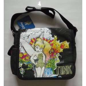    Tinkerbell Rainbow Starburst Dark Grey Messenger Bag Toys & Games