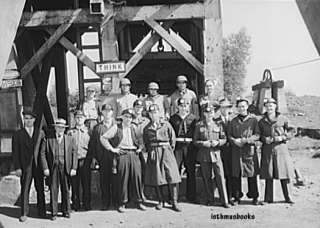 Pennsylvania Coal Miners Mine Wilkes Barre PA 1942  