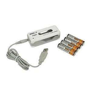   VL2500USB USB Travel Charger for AA or AAA Batteries Electronics