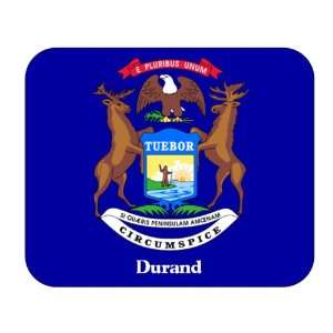  US State Flag   Durand, Michigan (MI) Mouse Pad 