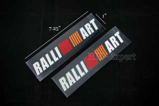 RALLIART Sticker Decal Lancer Evolution RS GSR MR EVO  