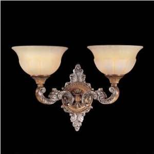   Minka   N6342 196   Cantabria Two Light Wall Sconce in Tuscan Patina