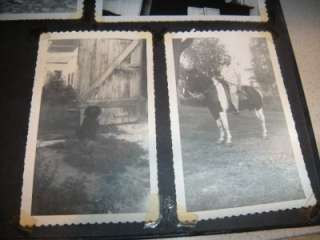   1920 1930S FAMILY PHOTOGRAPH SCRAPBOOK 92 BLACK & WHITE PHOTOS  