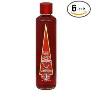 Master of Mixes Cocktail Grenadine, 12.68 Ounce Glass Bottles (Pack of 