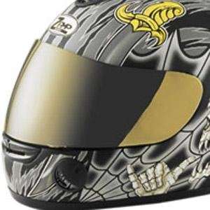  Zamp Shield for RZ 10 Helmet     /Mirror Gold Automotive