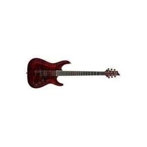   C1 Exotic Star Electric Guitar (Lava Red): Musical Instruments