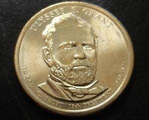   2011D Gold Dollar Clad Coin18th President  271  