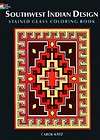 Southwest Indian Design Stained Glass Coloring Book NEW