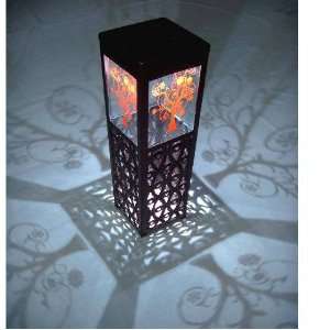  Shadows and Light Tree of Life Solar LED Lantern: Patio 