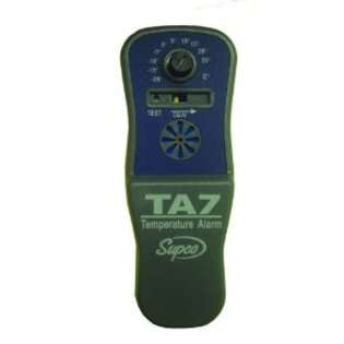 Supco TA7 Battery Operated Temperature Alarm,  10 to 80 Degree F, 9V 