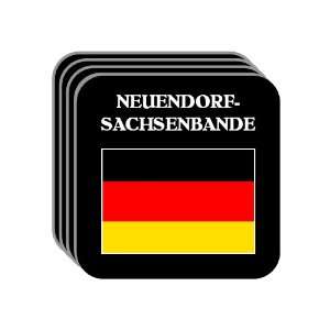 Germany   NEUENDORF SACHSENBANDE Set of 4 Mini Mousepad Coasters