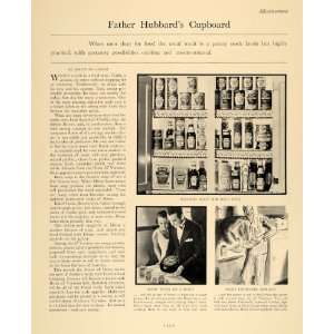 1935 Ad Heinz 57 Varieties Father Hubbards Cupboard   Original Print 