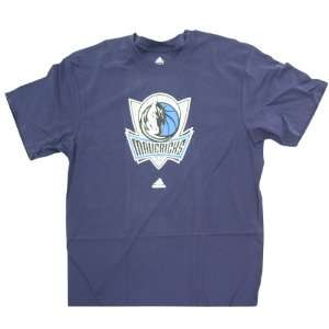  Dallas Mavericks Classic Logo T Shirt   XL, Navy: Sports 