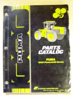 Steiger Series Puma 1000 Series Tractor Parts Manual  