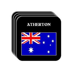  Australia   ATHERTON Set of 4 Mini Mousepad Coasters 