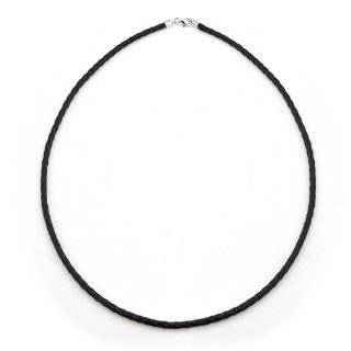 Bling Jewelry Black Leather Cord Necklace 16 18 20 24 16 [Jewelry]