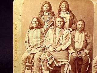 CHIEF OURAY & CHIEFS OF THE UTE INDIANS IN COLORADO  