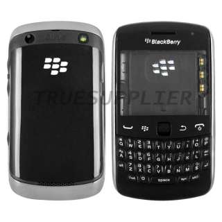 OEM Blackberry Curve 9360 Full Housing Cover Faceplates Black  