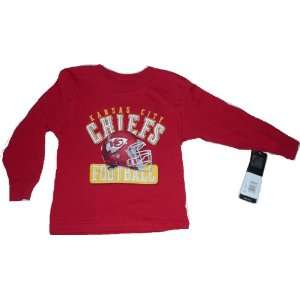  KC Kansas City Chiefs 2T Toddler Long Sleeve Shirt: Baby