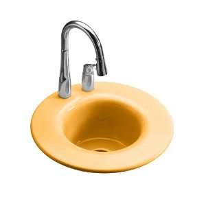   KOHLER Round Cast Iron Topmount Bar Sink 6490 2 KE: Home Improvement