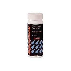  AquaChek Iron Test Strip   25 Strips Per Bottle {6/CS 