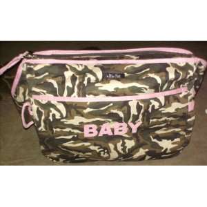  Mon Petit Deluxe Camo Diaper Bag: Baby