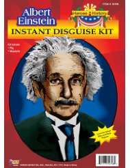 Albert Einstein Costume Wig & Mustache Kit 54708