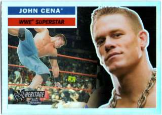 JOHN CENA 06 WWE TOPPS CHROME REFRACTOR CARD!  