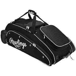  Rawlings Pro Preferred Wheel Bag, Black: Sports & Outdoors