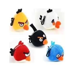  Angry Birds Backpack Clips Ons   3 each   Red, Yellow 